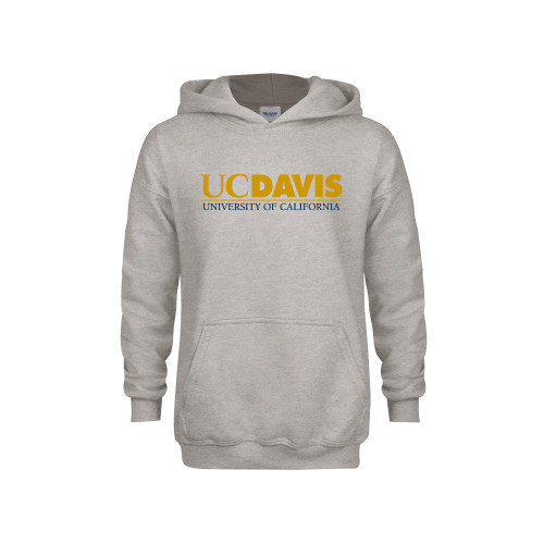  Youth Grey Fleece Hood - UC DAVIS U of C