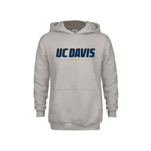  Youth Grey Fleece Hood - Primary Athletics Mark