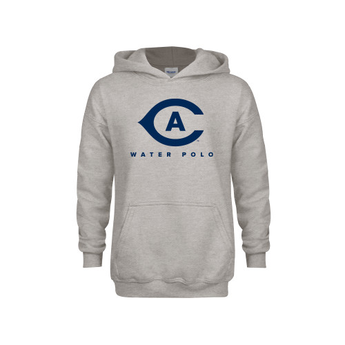  Youth Grey Fleece Hood - Water Polo