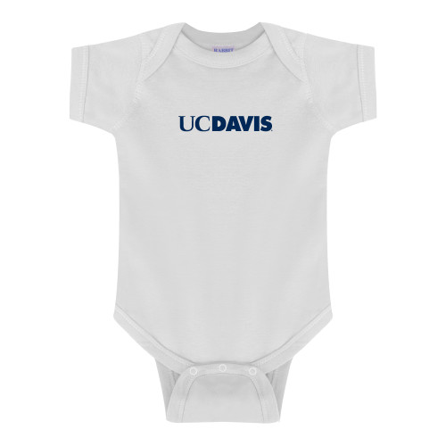  White Infant Onesie - UC DAVIS