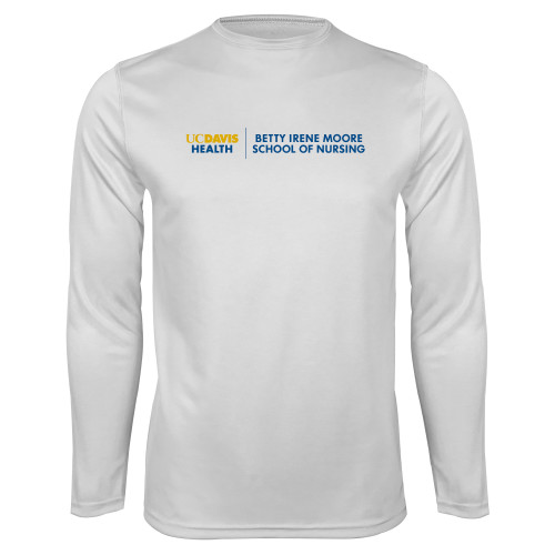 Main Image for  White Performance Long Sleeve Shirt