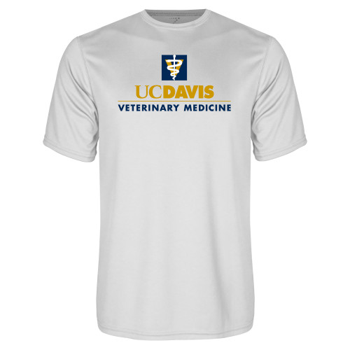  White Performance Tee - Veterinary Medicine