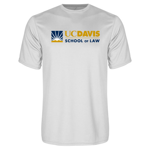  White Performance Tee - School of Law