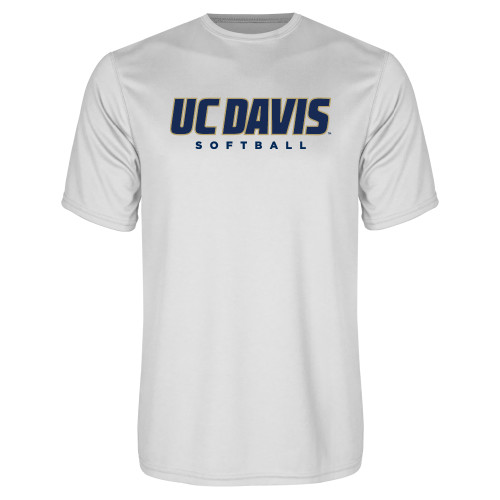  White Performance Tee - Softball
