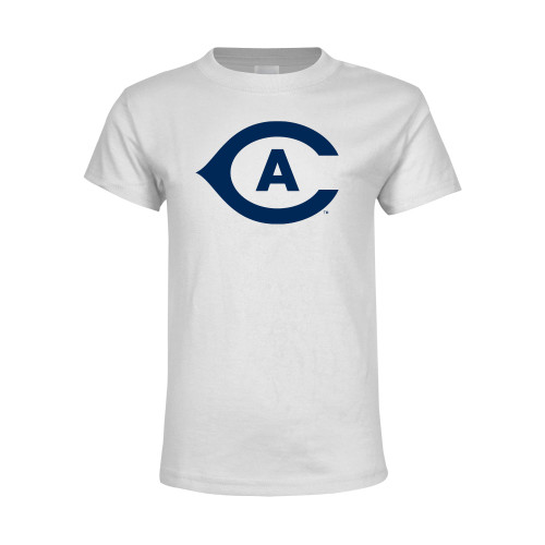 Youth White T Shirt - Secondary Athletics Mark