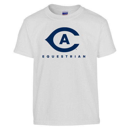  Youth White T Shirt - Equestrian