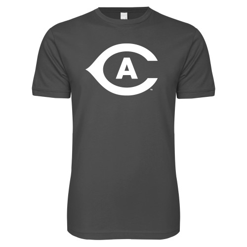 Next Level Charcoal SoftStyle T Shirt - Secondary Athletics Mark