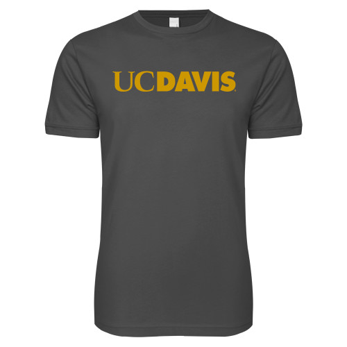  Next Level Charcoal SoftStyle T Shirt - UC DAVIS