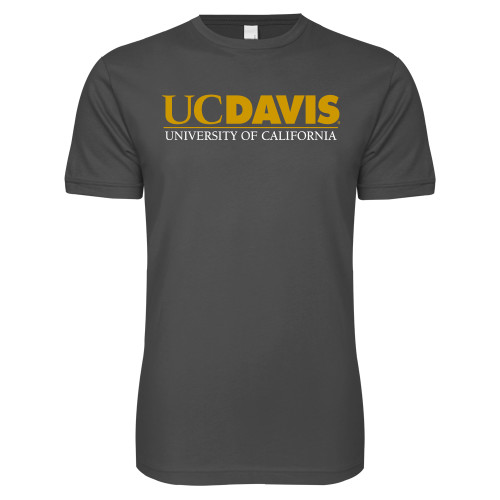  Next Level Charcoal SoftStyle T Shirt - UC DAVIS U of C