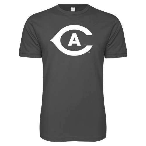  Next Level Charcoal SoftStyle T Shirt - Secondary Athletics Mark