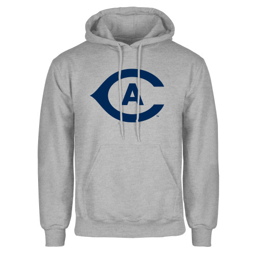 Grey Fleece Hoodie - Secondary Athletics Mark