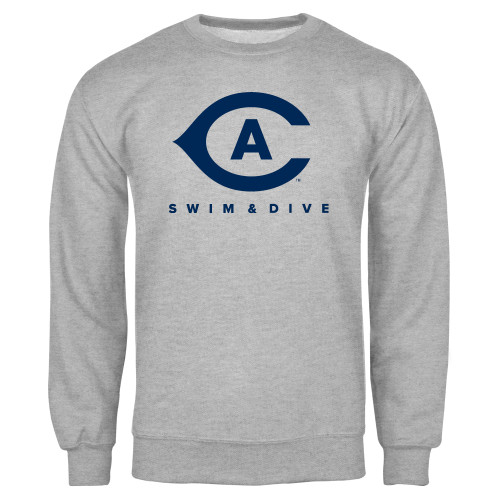  Grey Fleece Crew - Swim and Dive