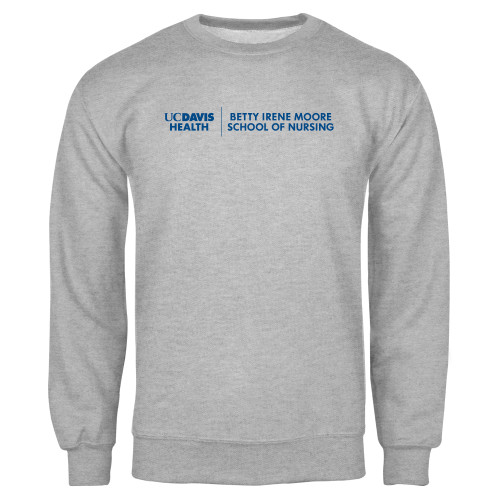  Grey Fleece Crew - Betty Irene Moore School of Nursing