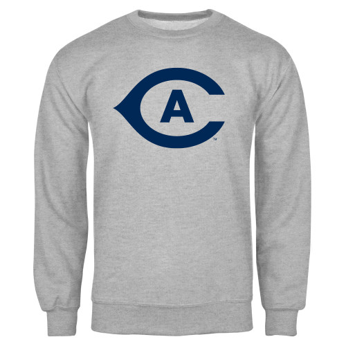  Grey Fleece Crew - Secondary Athletics Mark