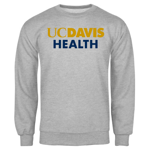  Grey Fleece Crew - UC Davis Health