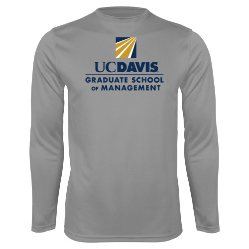  Steel Performance Longsleeve Shirt - Graduate School of Management Stacked