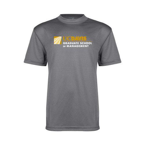  Youth Performance Grey Concrete Tee - Graduate School of Management Flat