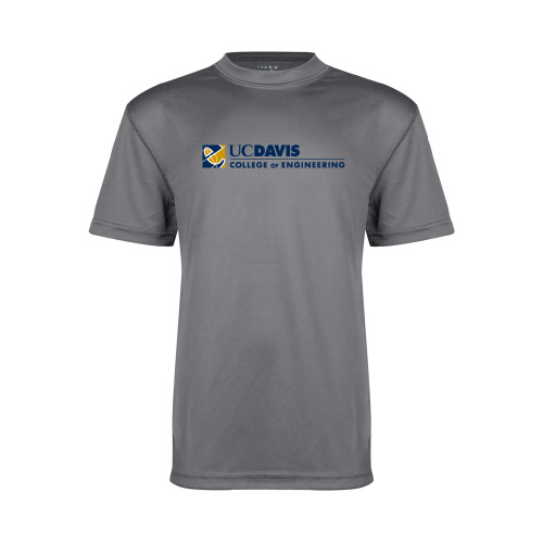  Youth Performance Grey Concrete Tee - College of Engineering