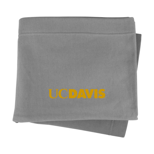  Grey Sweatshirt Blanket - UC DAVIS