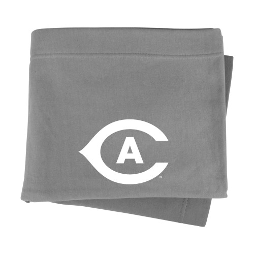  Grey Sweatshirt Blanket - Secondary Athletics Mark