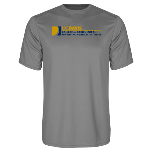  Grey Concrete Performance Tee - College of Agricultural and Environmental Sciences