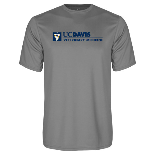 Grey Concrete Performance Tee - Veterinary Medicine