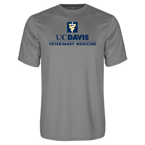  Grey Concrete Performance Tee - Veterinary Medicine