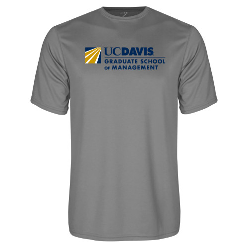  Grey Concrete Performance Tee - Graduate School of Management Flat