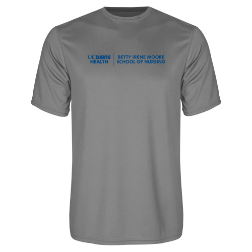  Grey Concrete Performance Tee - Betty Irene Moore School of Nursing