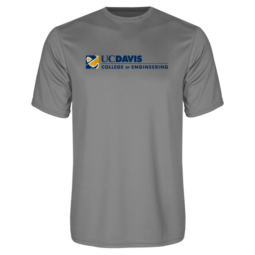  Grey Concrete Performance Tee - College of Engineering