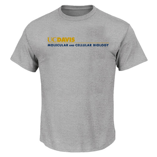  Tall Heather Grey T Shirt - UC Davis Molecular and Cellular Biology