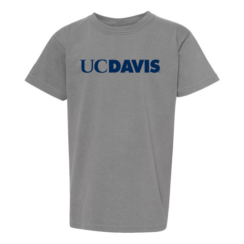  Comfort Colors Youth Grey T Shirt - UC DAVIS