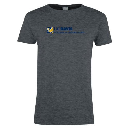  Womens Dark Heather Short Sleeve Tee - College of Engineering
