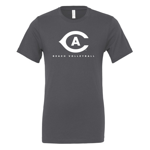  Bella + Canvas Asphalt Jersey Cotton T Shirt - Beach Volleyball