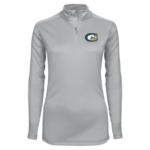  Syntrel Womens Platinum Interlock 1/4 Zip - C Horse Mark
