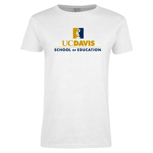  Womens White Short Sleeve Tee - School of Education
