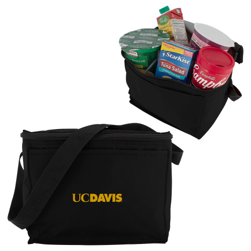  Six Pack Black Cooler - UC DAVIS