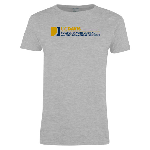  Womens Grey Short Sleeve Tee - College of Agricultural and Environmental Sciences