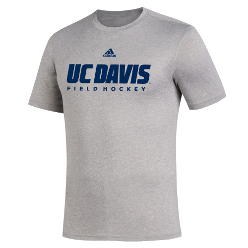  Adidas Medium Grey Heather Creator Performance Tee - ADIDAS - UC Davis Field Hockey