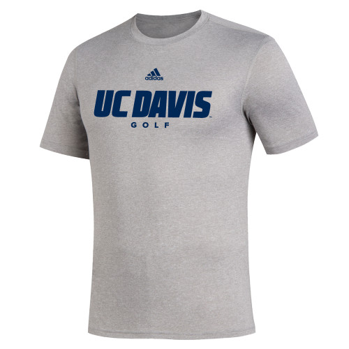  Adidas Medium Grey Heather Creator Performance Tee - ADIDAS - UC Davis Golf