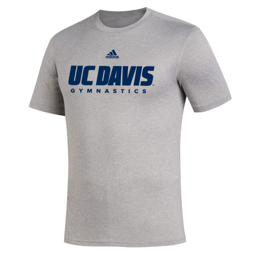  Adidas Medium Grey Heather Creator Performance Tee - ADIDAS - UC Davis Gymnastics