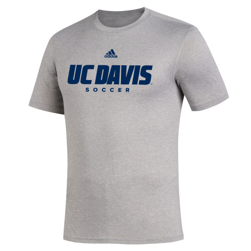  Adidas Medium Grey Heather Creator Performance Tee - ADIDAS - UC Davis Soccer