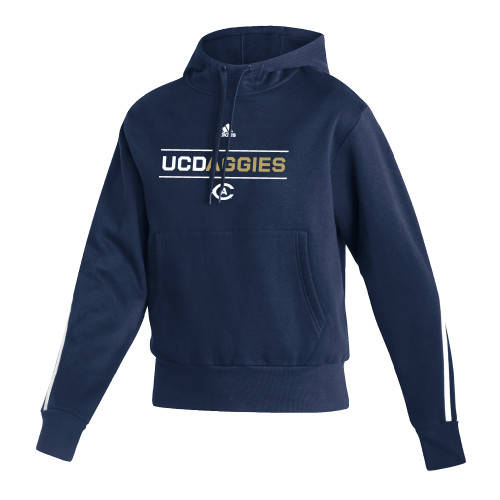  Adidas Womens Navy Pullover Hood - ADIDAS - UC Aggies