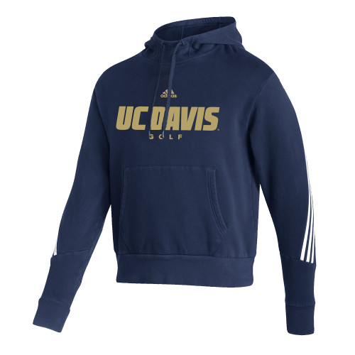  Adidas Navy Pullover Hood - ADIDAS - UC Davis Golf
