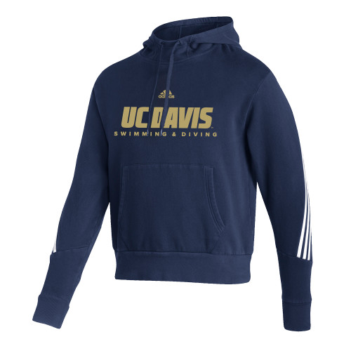  Adidas Navy Pullover Hood - ADIDAS - UC Davis Swimming and Diving