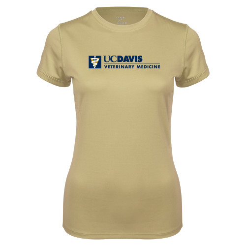  Ladies Syntrel Performance Vegas Gold Tee - Veterinary Medicine