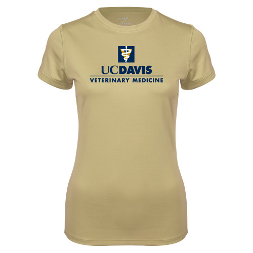  Ladies Syntrel Performance Vegas Gold Tee - Veterinary Medicine