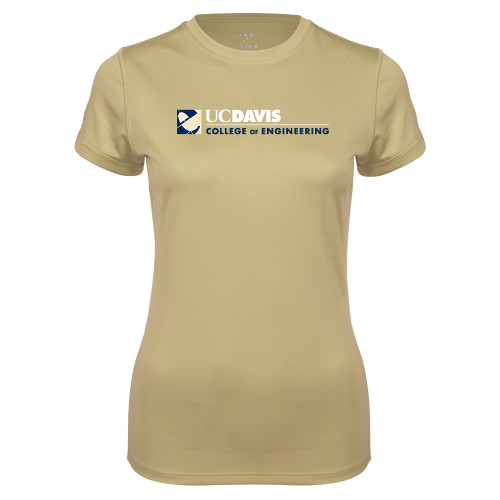  Ladies Syntrel Performance Vegas Gold Tee - College of Engineering