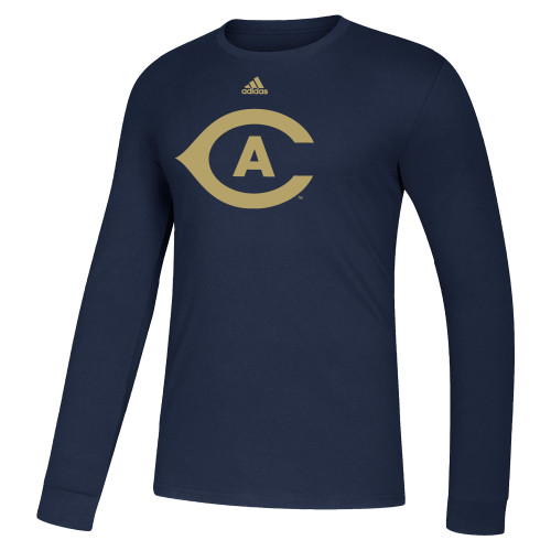  Adidas Navy Fresh Long Sleeve Tee - ADIDAS - UC Davis CA Icon