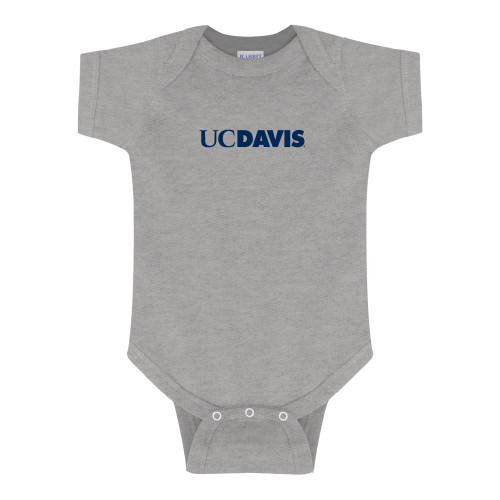 Grey Infant Onesie - UC DAVIS